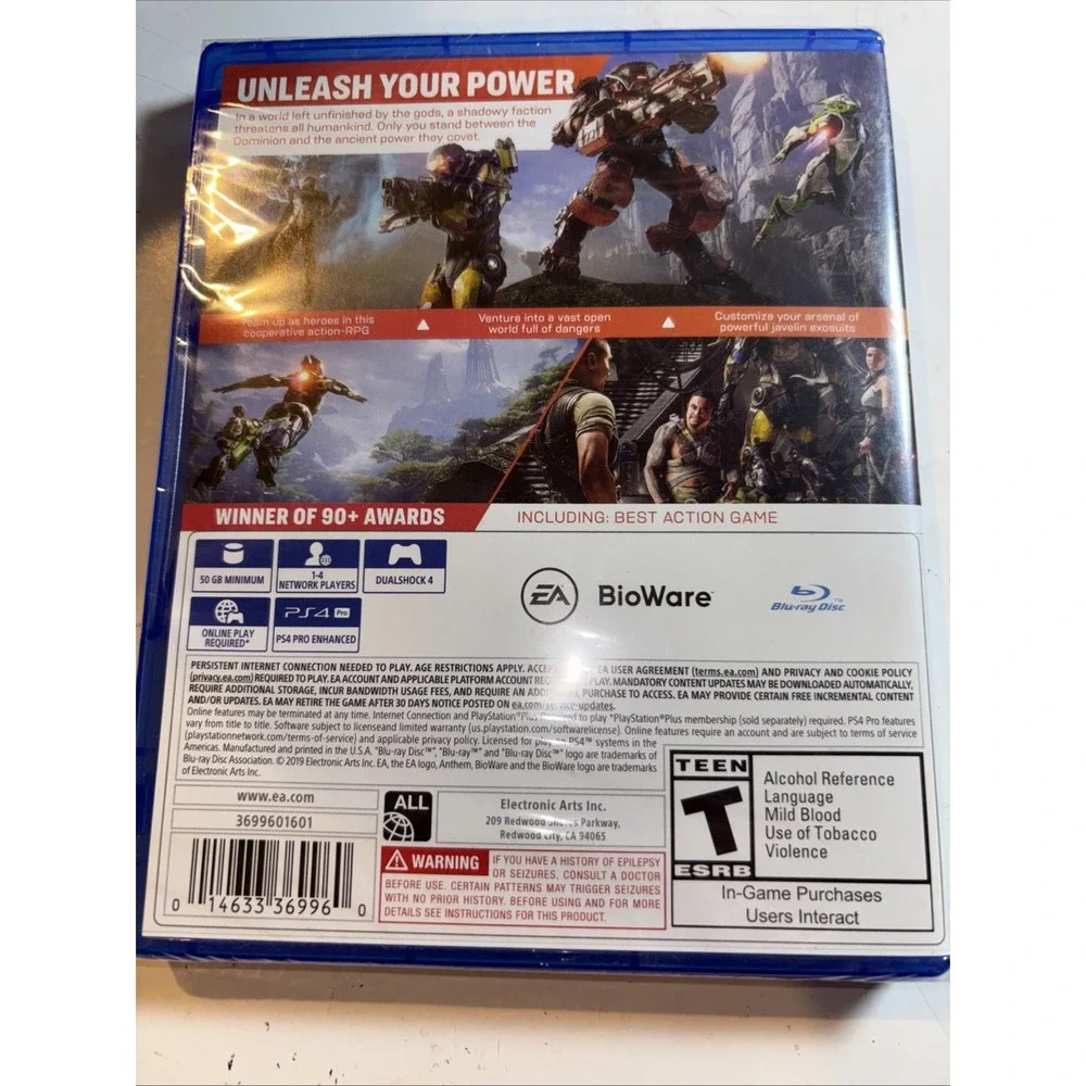 Anthem - Sony PlayStation 4 - BRAND NEW SEALED